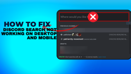 Discord Aramasının Masaüstü ve Mobil Cihazlarda Çalışmaması Nasıl Onarılır