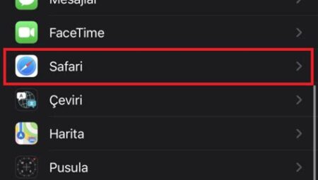 iPhone’da Safari Tarayıcı Geçmişi Nasıl Silinir?